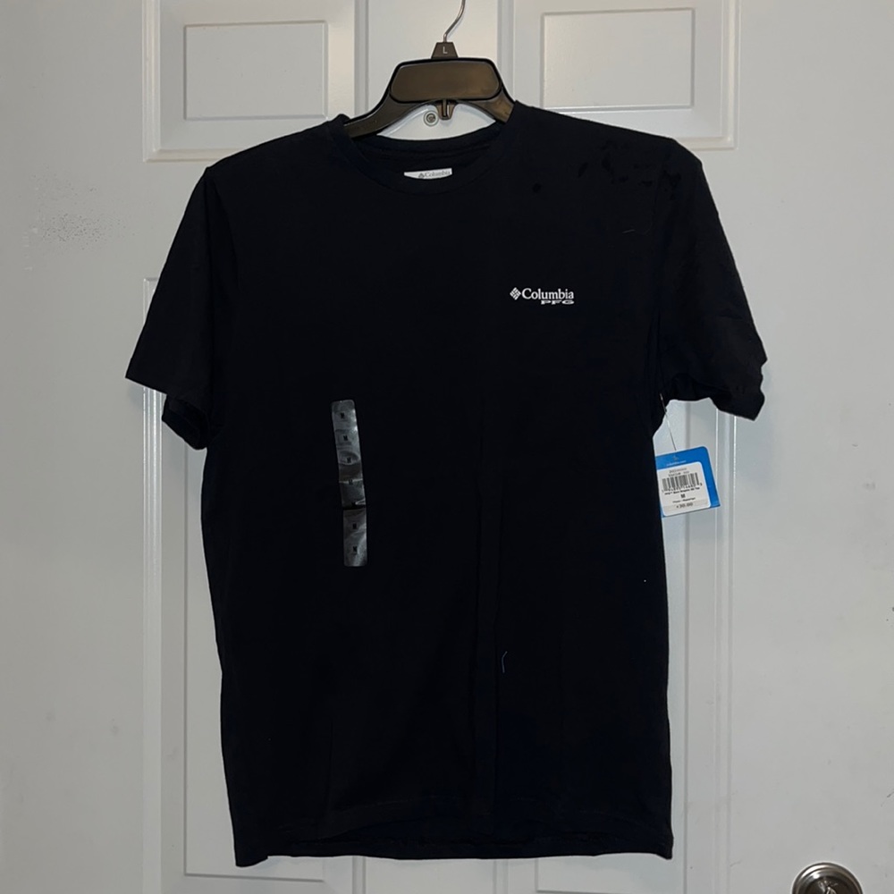 Columbia Men’s Performance Fishing Gear Graphic T shirt Black/White